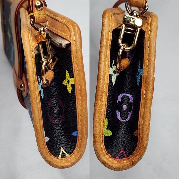 Authentic Louis Vuitton black multicolor Shirley - Picture 5 of 14